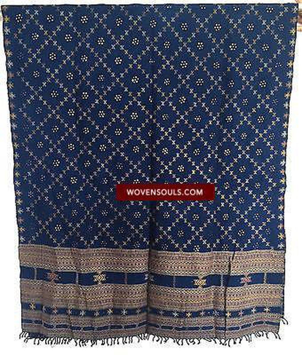 E220 SOLD Tribal Wool Shawl - Kutch - Recently Made-WOVENSOULS-Antique-Vintage-Textiles-Art-Decor