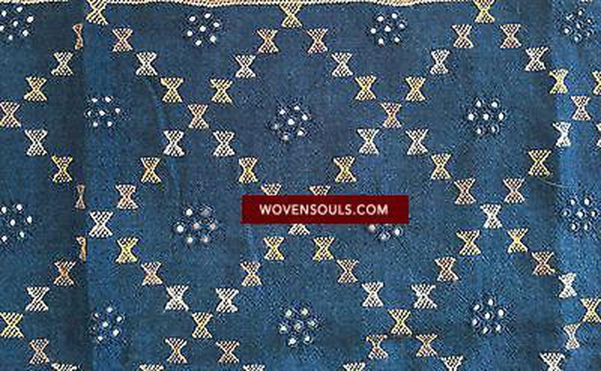 E220 SOLD Tribal Wool Shawl - Kutch - Recently Made-WOVENSOULS-Antique-Vintage-Textiles-Art-Decor