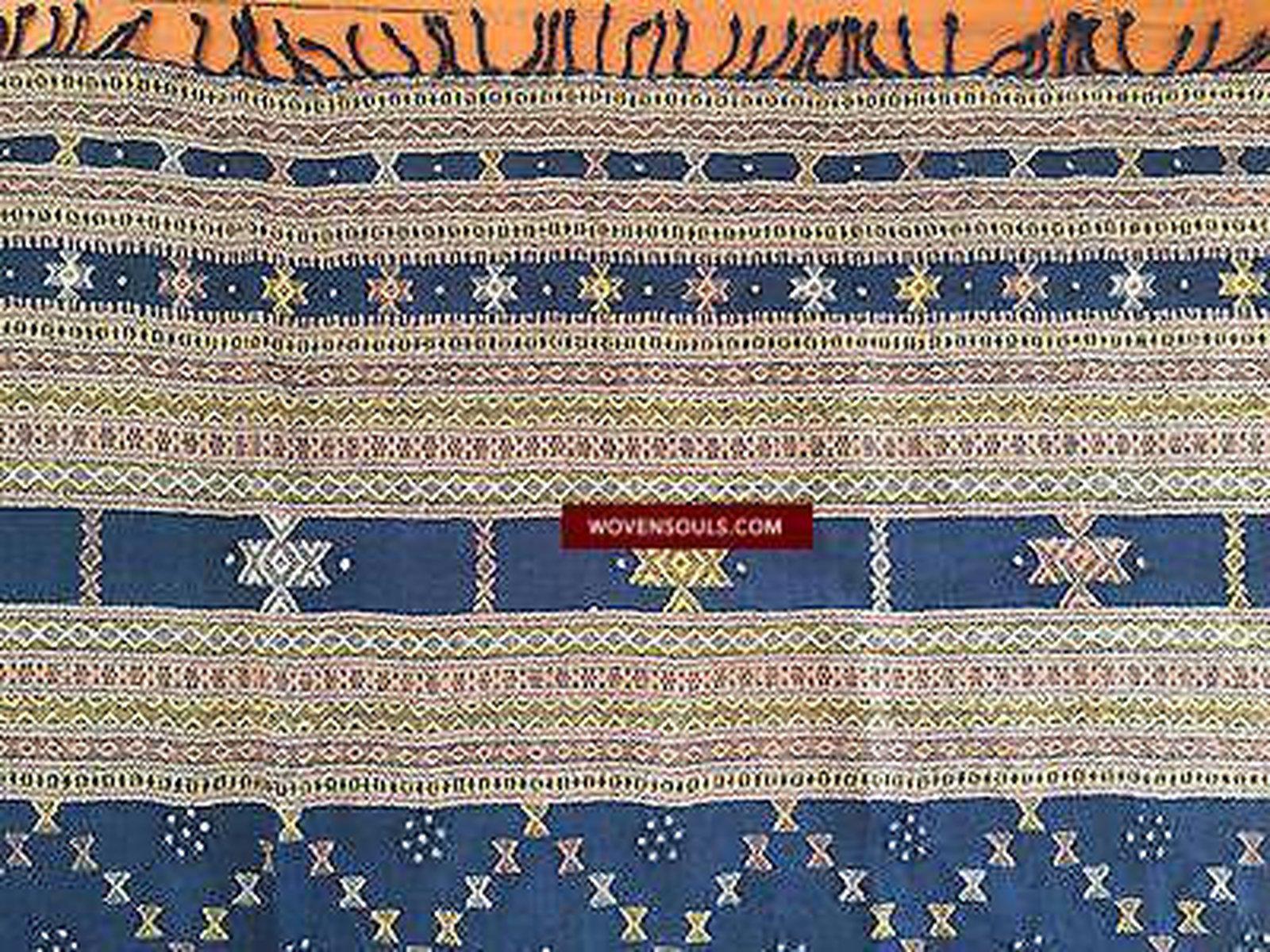 E220 SOLD Tribal Wool Shawl - Kutch - Recently Made-WOVENSOULS-Antique-Vintage-Textiles-Art-Decor