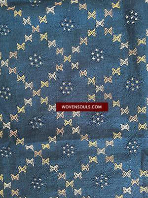 E220 SOLD Tribal Wool Shawl - Kutch - Recently Made-WOVENSOULS-Antique-Vintage-Textiles-Art-Decor