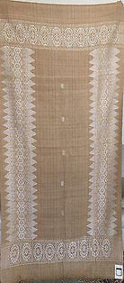 E230 SOLD Handwoven Assam Silk Shawl / Stole - Recently Made-WOVENSOULS-Antique-Vintage-Textiles-Art-Decor