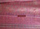 E505 SOLD Antique Cambodian Khmer Ikat Silk Sampot Fragment-WOVENSOULS-Antique-Vintage-Textiles-Art-Decor