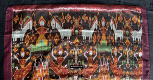 223-B-Kambodschaner Seidenpidan Pedan Tempel hängen