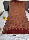 1834 SOLD Antique Iban Ceremonial Ikat - Superb Vine Pattern + Rings