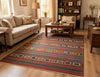 1257 raro tappeto antico antico yuncu kilim con fasce da pile