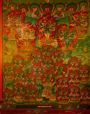 Wall Mural Thangkas of Sikkim