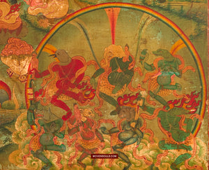 Wall Mural Thangkas of Sikkim