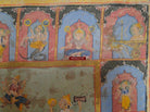 Lot 51 SOLD - Old Tantric Pichvai Painting with Jain Iconography 3-WOVENSOULS-Antique-Vintage-Textiles-Art-Decor