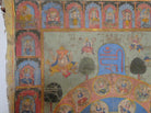 Lot 51 SOLD - Old Tantric Pichvai Painting with Jain Iconography 3-WOVENSOULS-Antique-Vintage-Textiles-Art-Decor