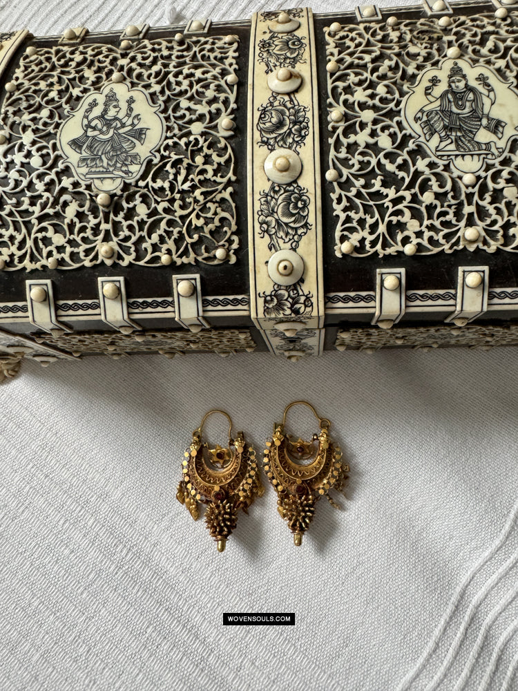 496 Old Gold Jewelry Earrings - India