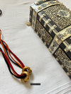 1536 Old Woven Gold Jewelry - Orecchini a coppia - India meridionale