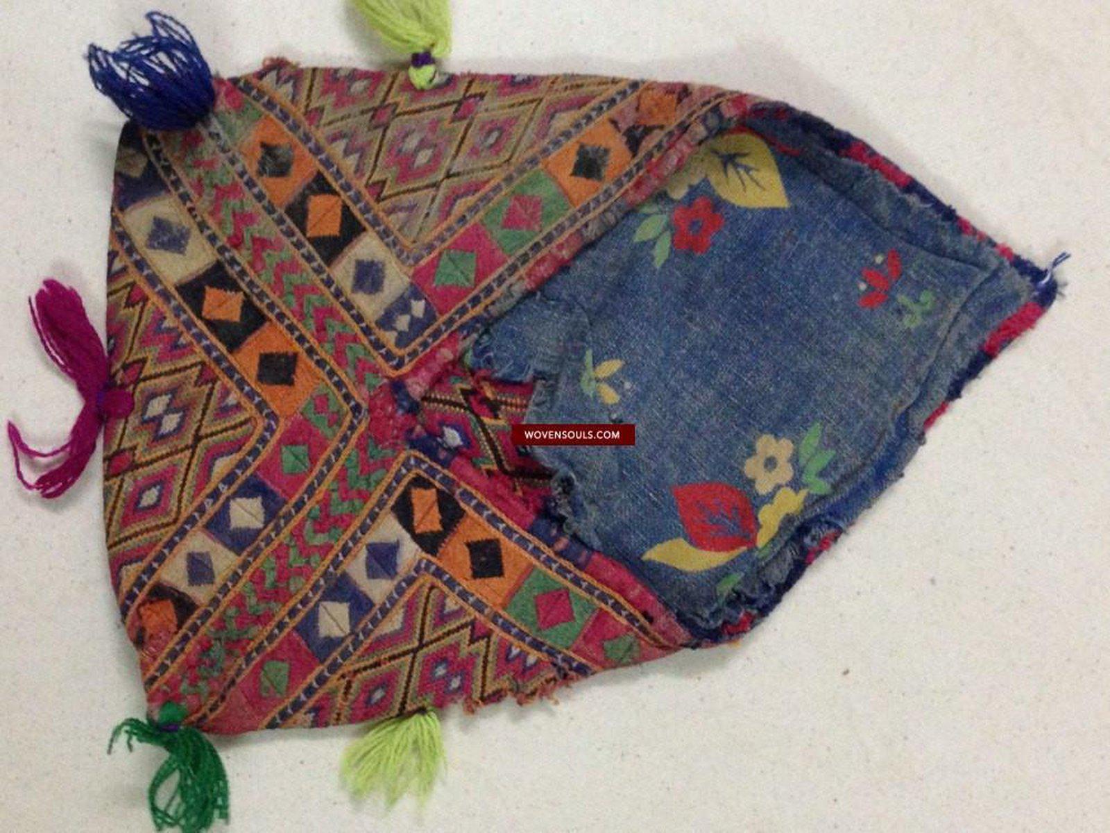 SOLD Antique Baluch Pouch-WOVENSOULS-Antique-Vintage-Textiles-Art-Decor