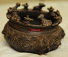 SOLD Antique Bronze Bowl South India-WOVENSOULS-Antique-Vintage-Textiles-Art-Decor