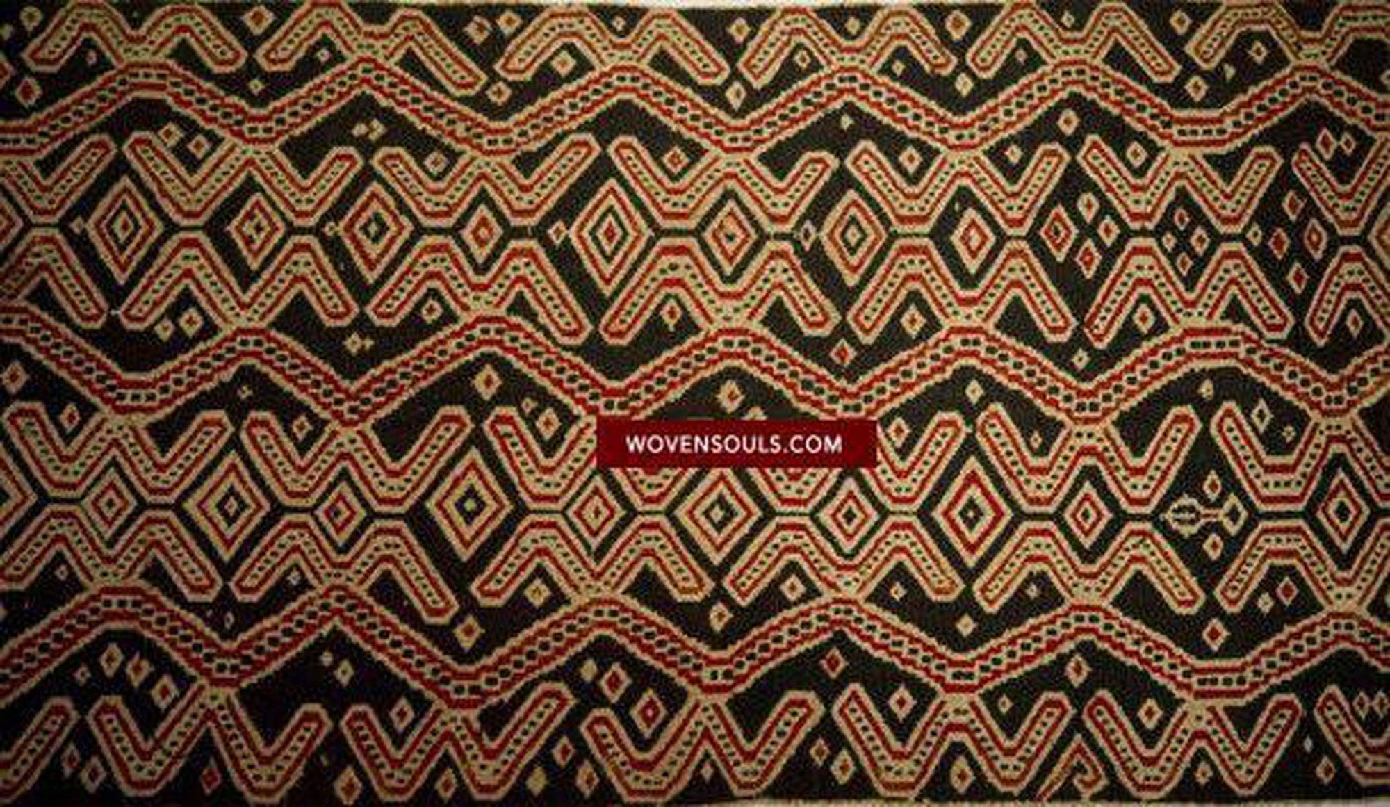 SOLD Antique Dayak Pua Pilih Weaving-WOVENSOULS-Antique-Vintage-Textiles-Art-Decor