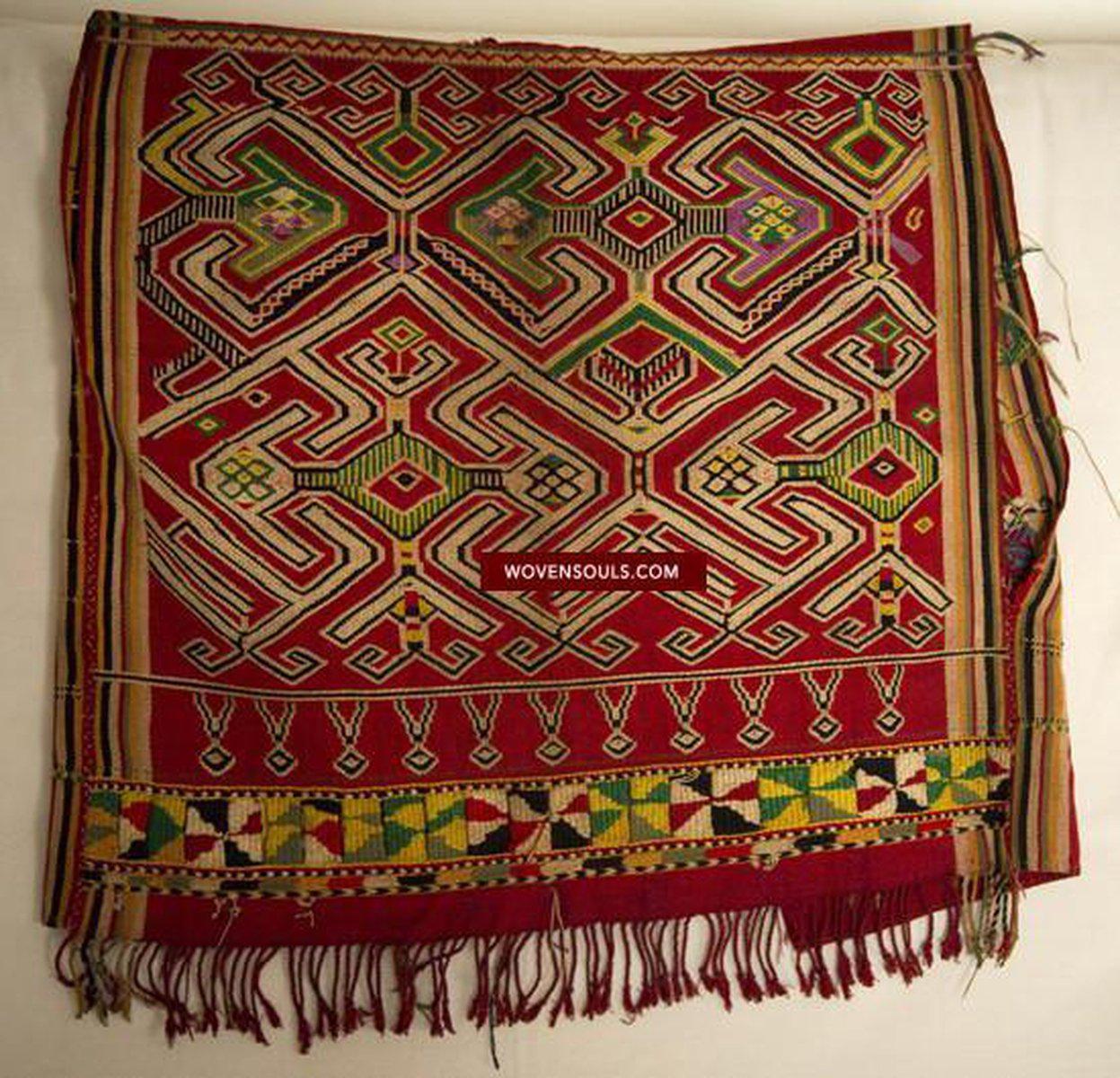 SOLD Antique Dayak Sungkit Weaving Jacket-WOVENSOULS-Antique-Vintage-Textiles-Art-Decor