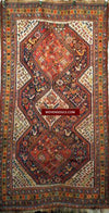 SOLD Antique Khamseh Rug-WOVENSOULS-Antique-Vintage-Textiles-Art-Decor