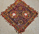 Old Camel Headdress Textile Art-WOVENSOULS-Antique-Vintage-Textiles-Art-Decor