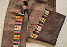 SOLD Vintage Textile - Tibetan Yak Wool Pants Handwoven Handstitched-WOVENSOULS-Antique-Vintage-Textiles-Art-Decor