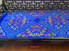 2168 Blauer Bandhani-Batikschal aus Seide