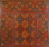 1357 Panneau en bois peint en persan en persan antique