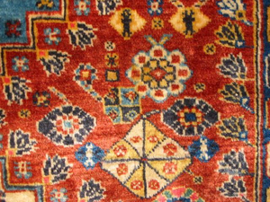 1001 tapis de dot de Qashqai antique avec laine soyeuse