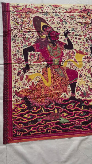 1771 Indonesische Kunst Wayang Batik Tulis
