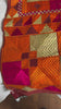 505 Vintage Bawan Bagh Phulkari Textil antigüedad india textil