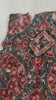 2176 Antique Indian Trade Textile Blue & Red Fragment - Large
