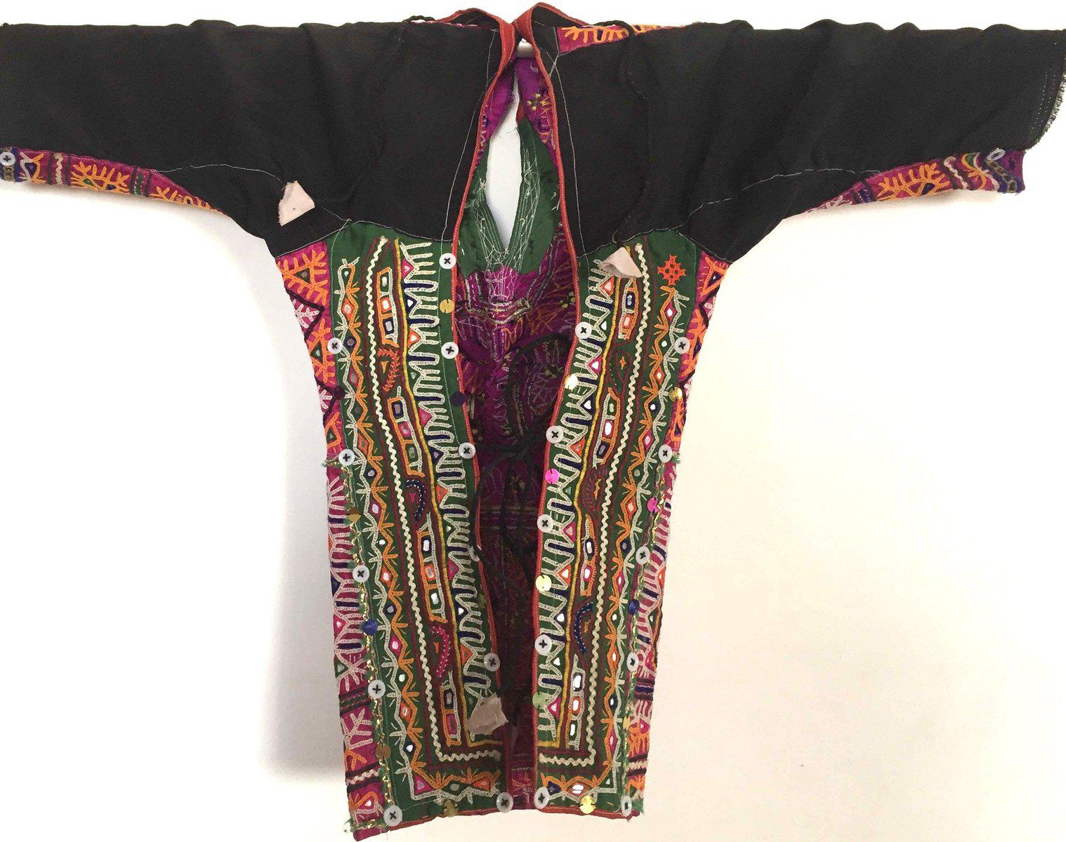1003 Vintage Tribal Textilkostüm – Bluse aus Gujarat, Indien –WOVENSOULS-Antike-Vintage-Textilien-Kunst-Dekor