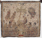 1018 Antique Kamasan Balinese Folk Painting of Ramayan - Intriguing Scene-WOVENSOULS-Antique-Vintage-Textiles-Art-Decor