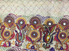1022 SOLD Spectacular Vintage Textile Art Panel with Embroidery-WOVENSOULS-Antique-Vintage-Textiles-Art-Decor