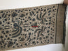 1033 Antique Java Batik Art on Silk Shawl Stole-WOVENSOULS-Antique-Vintage-Textiles-Art-Decor