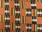 1034 Fabulous Old Kente Cloth - African Textile Art-WOVENSOULS-Antique-Vintage-Textiles-Art-Decor