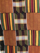 1034 Fabulous Old Kente Cloth - African Textile Art-WOVENSOULS-Antique-Vintage-Textiles-Art-Decor