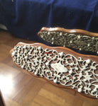 1036 Old Decorated Sandal Wood Page Turner Paper Cutter-WOVENSOULS-Antique-Vintage-Textiles-Art-Decor