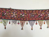 1040 Vintage Toran - Ceremonial Wall Banner Indian Textile Art - Gujarat-WOVENSOULS-Antique-Vintage-Textiles-Art-Decor