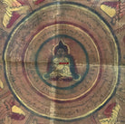 1042 Antique Myanmar Mandala Astrological Calendar Painting-WOVENSOULS-Antique-Vintage-Textiles-Art-Decor