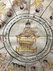 1043 Old Burmese Mandala Cloth Manuscript - Astrological Chart-WOVENSOULS-Antique-Vintage-Textiles-Art-Decor