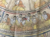 1044 Rare Unusual Antique Myanmar Mandala Spirit Cloth Painting - Astrological Calendar-WOVENSOULS-Antique-Vintage-Textiles-Art-Decor