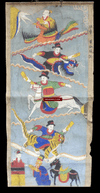 1049 Rare Ceremonial Yao Painting Scroll-WOVENSOULS-Antique-Vintage-Textiles-Art-Decor