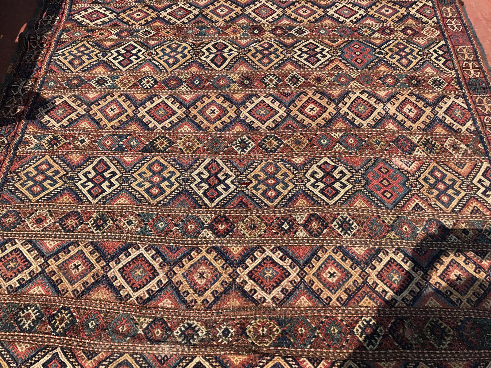 1050 Antique Kurdish Flatweave - Gallery-2-WOVENSOULS-Antique-Vintage-Textiles-Art-Decor