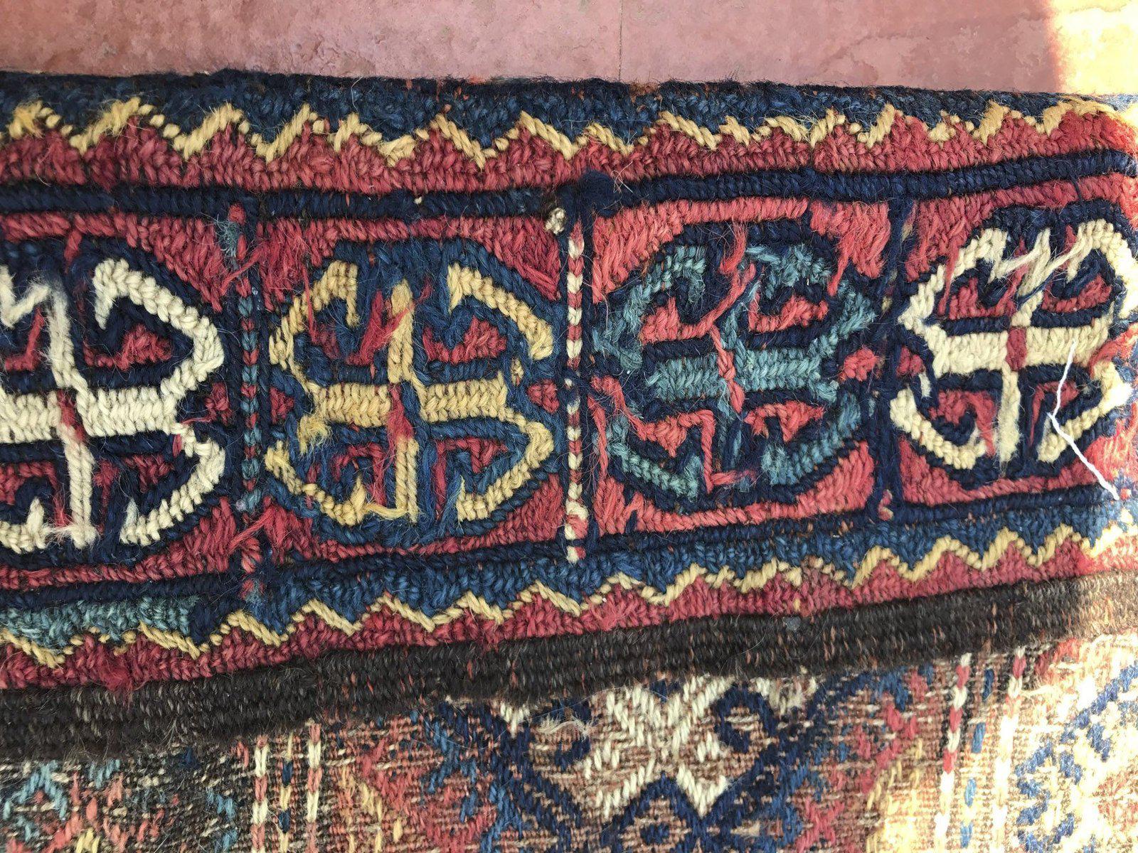 1050 Antique Kurdish Flatweave - Gallery-2-WOVENSOULS-Antique-Vintage-Textiles-Art-Decor