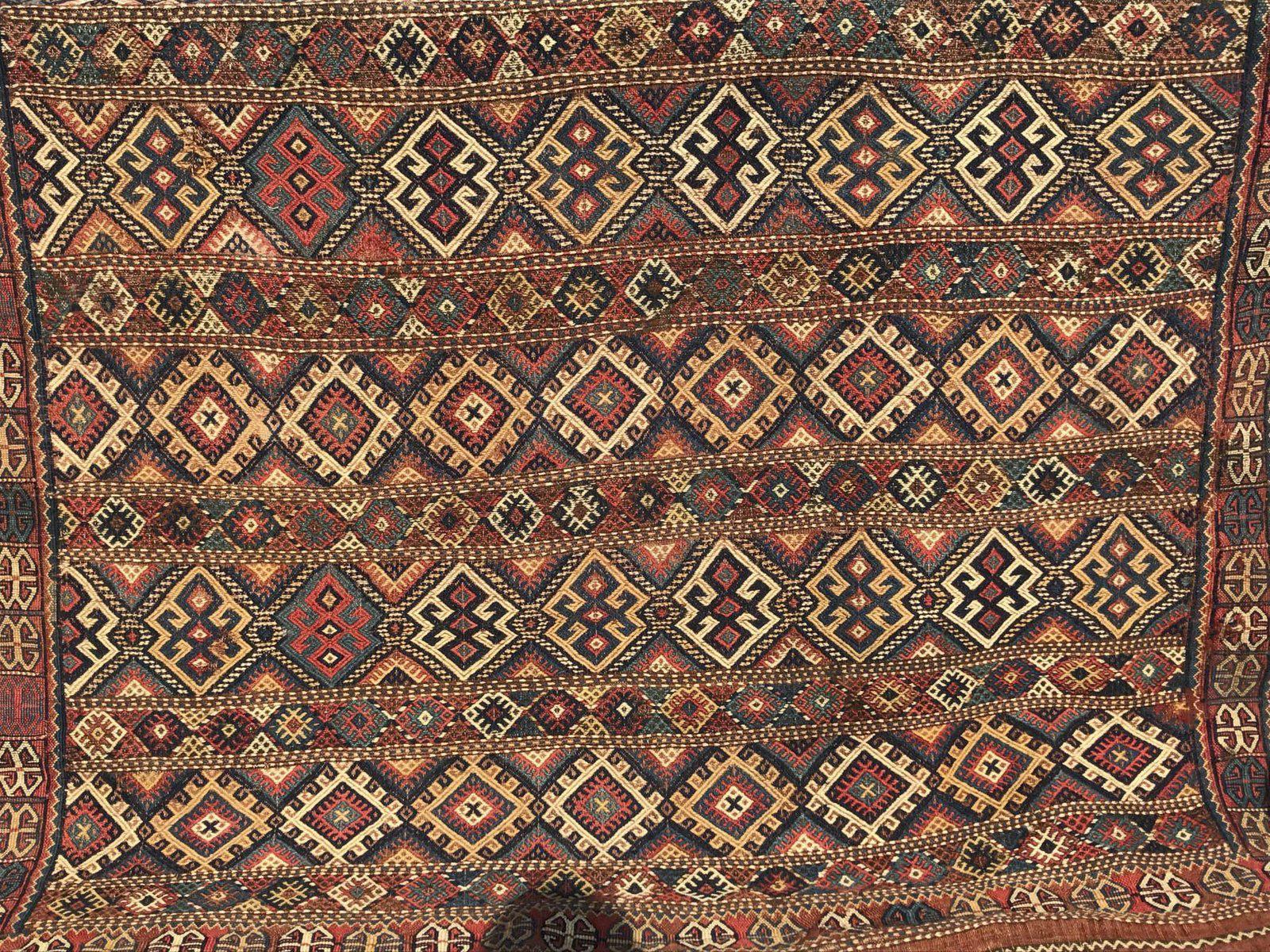 1050 Antique Kurdish Flatweave - Gallery-2-WOVENSOULS-Antique-Vintage-Textiles-Art-Decor