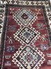 1078 Antique Kazak Village Rug with Human Motifs-WOVENSOULS-Antique-Vintage-Textiles-Art-Decor