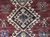 1078 Antique Kazak Village Rug with Human Motifs-WOVENSOULS-Antique-Vintage-Textiles-Art-Decor