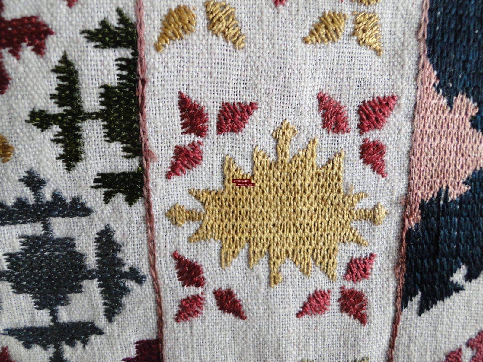 109 SOLD Vintage Tadjik Rooband Veil - Silk Embroidery Textile-WOVENSOULS-Antique-Vintage-Textiles-Art-Decor