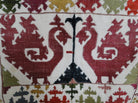 109 SOLD Vintage Tadjik Rooband Veil - Silk Embroidery Textile-WOVENSOULS-Antique-Vintage-Textiles-Art-Decor