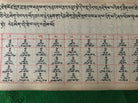 1090 SOLD Antique Handwritten Mongolian Manuscript - Astrological Thesis-WOVENSOULS-Antique-Vintage-Textiles-Art-Decor