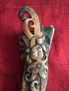 1097 Antique Dayak Ornamented Tool Betel Nut Pounder - Borneo-WOVENSOULS-Antique-Vintage-Textiles-Art-Decor