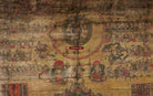 1099 Antique Tibetan Astrological Calendar Painting - MASTERPIECE-WOVENSOULS-Antique-Vintage-Textiles-Art-Decor